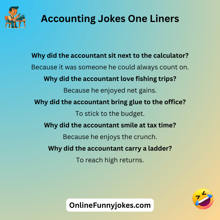 Accounting Jokes One Liners