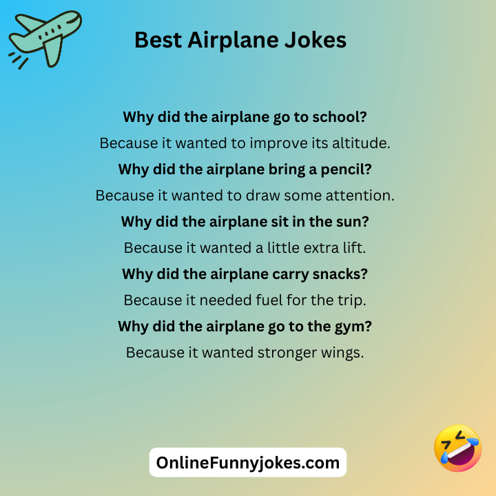Best Airplane Jokes