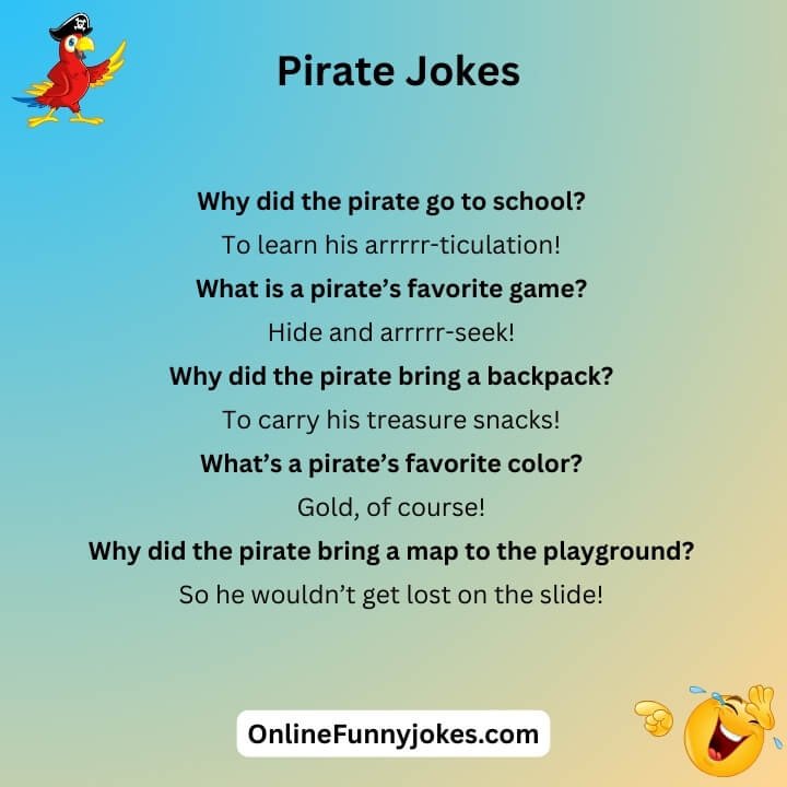 Childrens Pirate Jokes