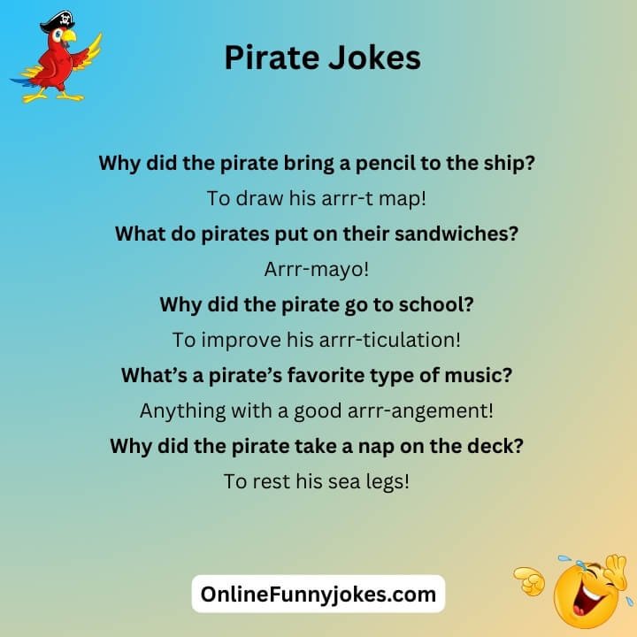 Corny Pirate Jokes