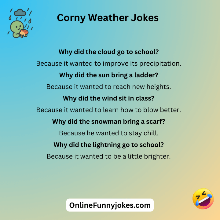 Corny Weather Jokes