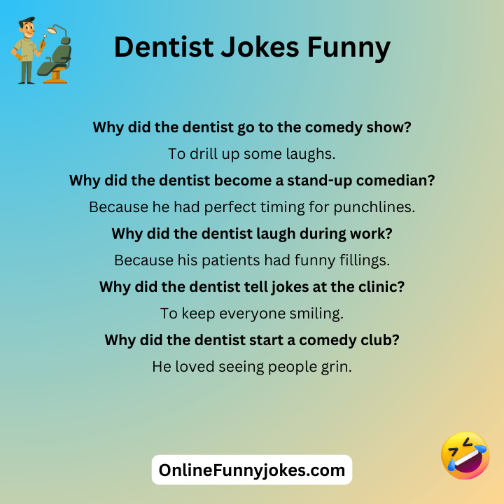 Dentist Jokes Funny
