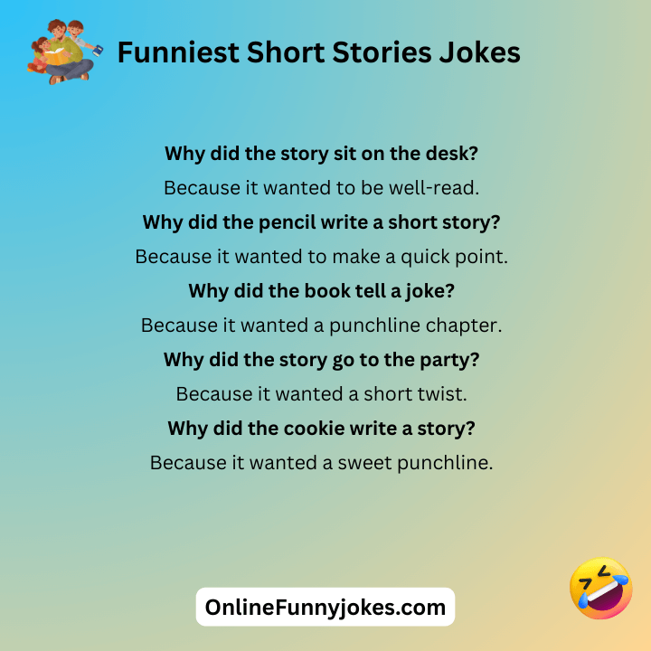Funniest Short Stories Jokes