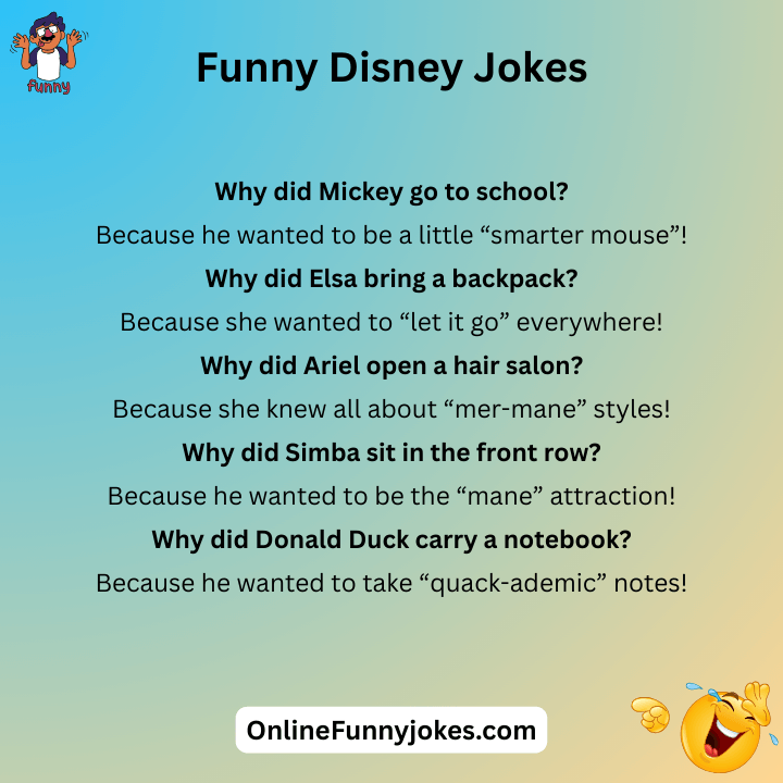 Funny Disney Jokes