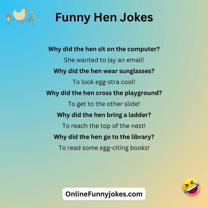Funny Hen Jokes