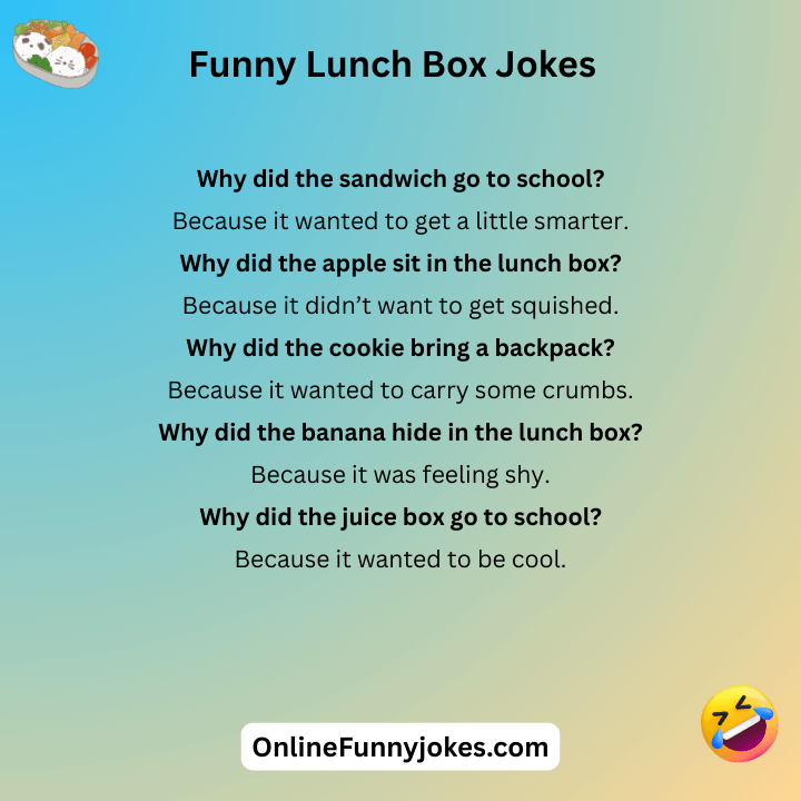 Funny Lunch Box Jokes