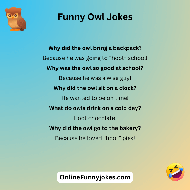 Funny Owl Jokes