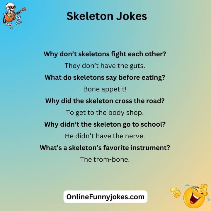 Funny Skeleton Jokes