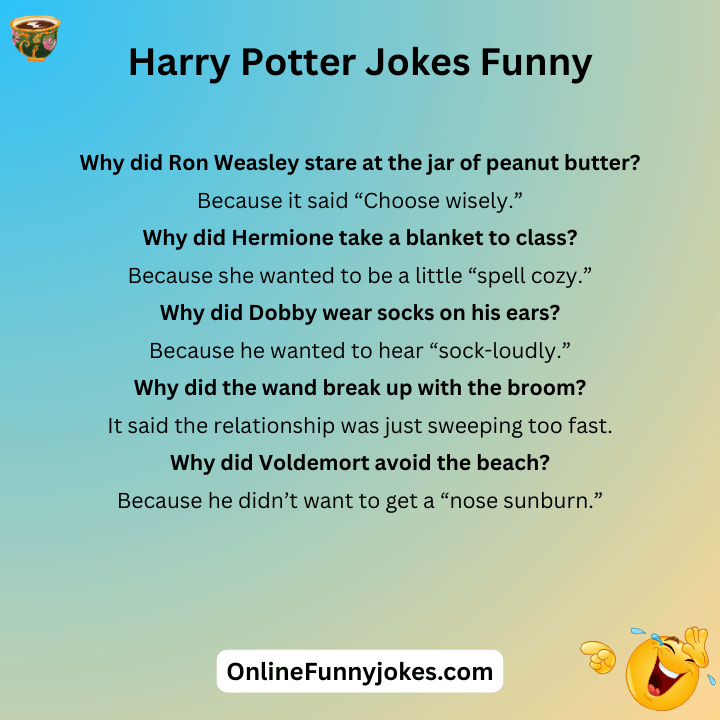 Harry Potter Jokes Funny