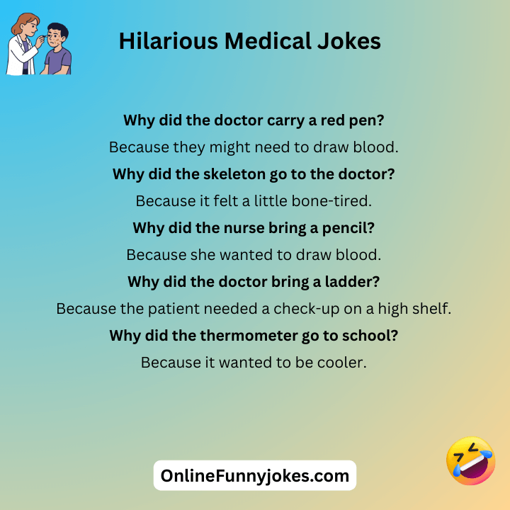 Hilarious Medical Jokes