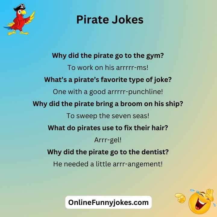 Pirate Jokes Funny