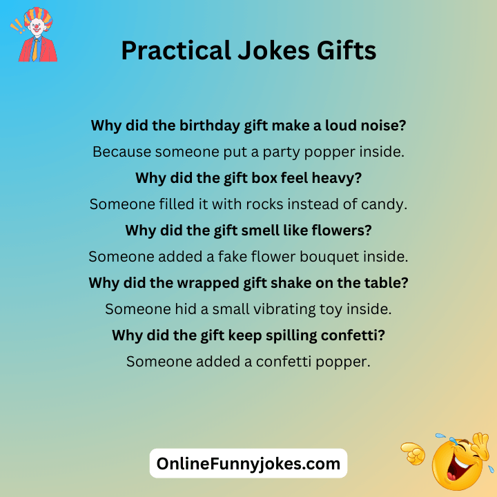 Practical Jokes Gifts