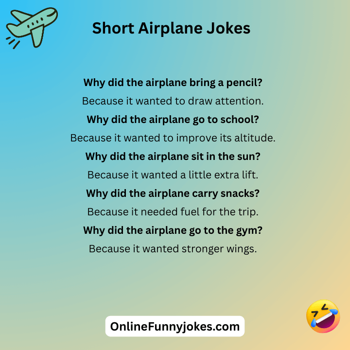 Short Airplane Jokes