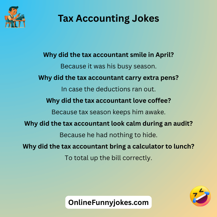 Tax Accounting Jokes