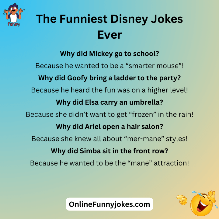 The Funniest Disney Jokes Ever