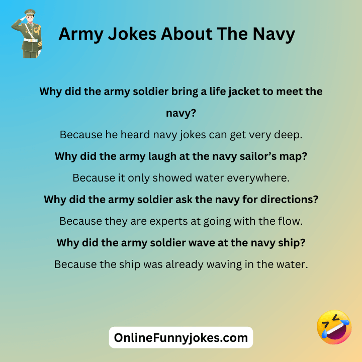 Army Jokes About The Navy