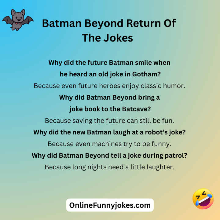 Batman Beyond Return Of The Jokes
