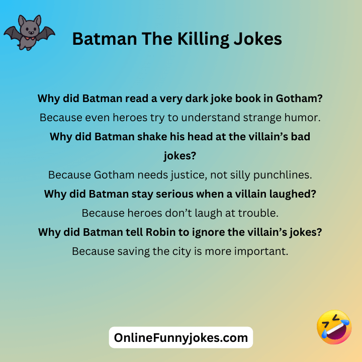 Batman The Killing Jokes