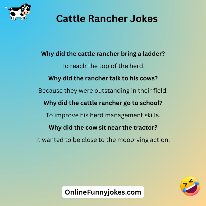 Cattle Rancher Jokes
