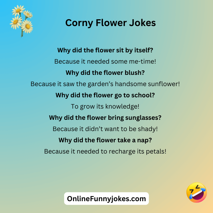 Corny Flower Jokes