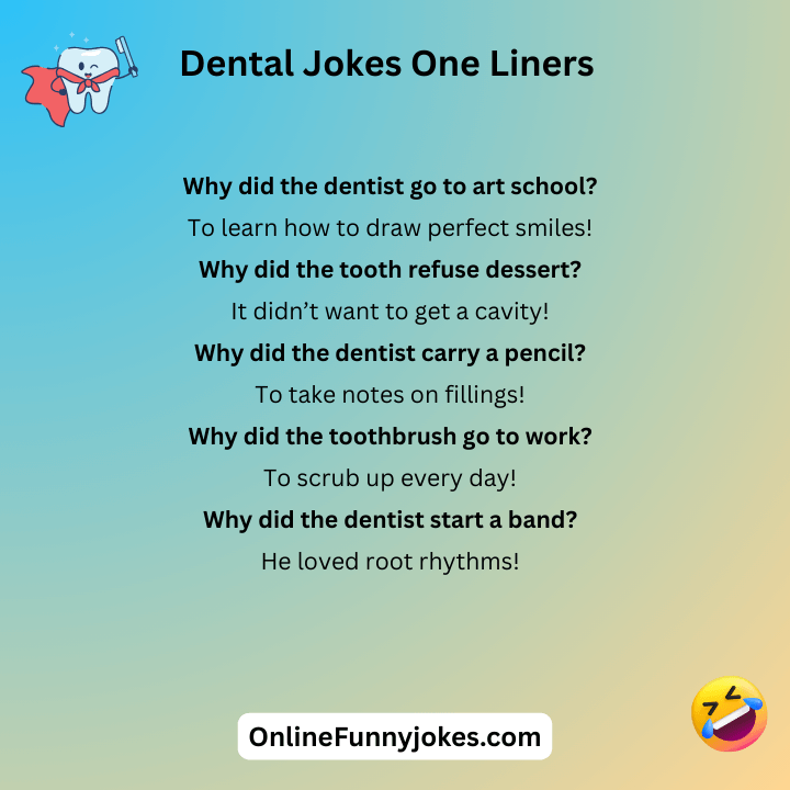 Dental Jokes One Liners