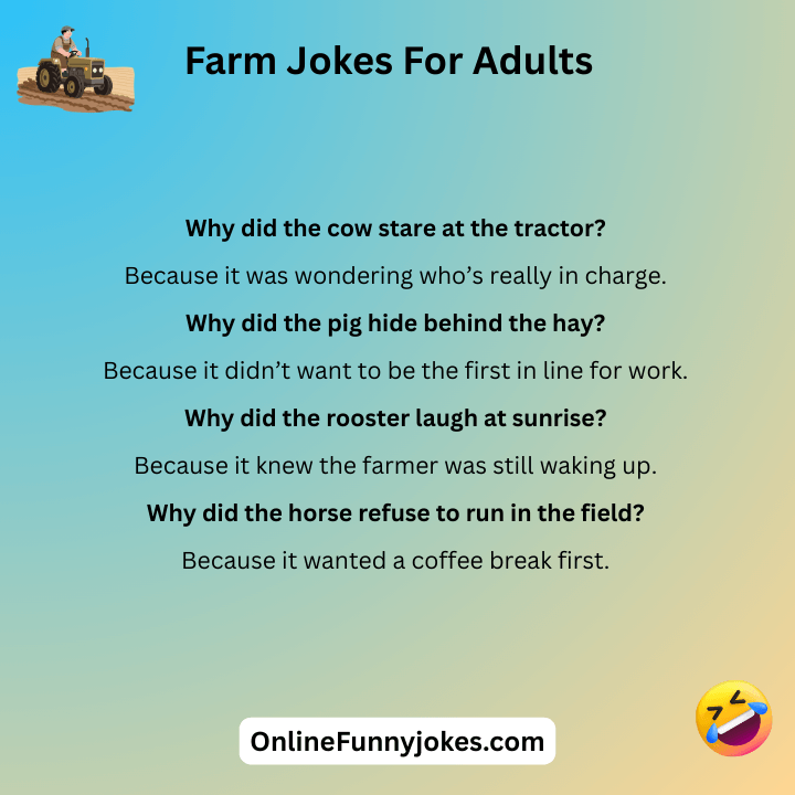 Farm Jokes For Adults