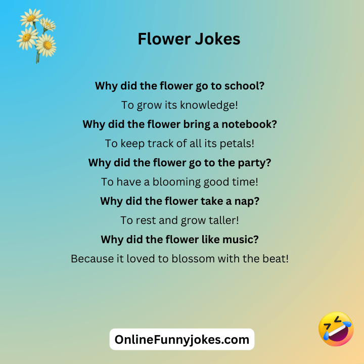 Flower Jokes