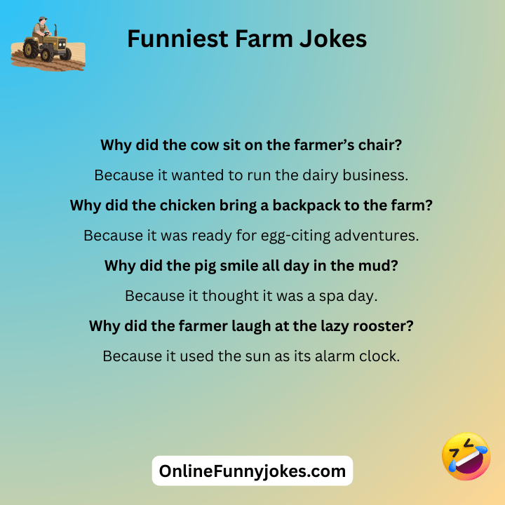Funniest Farm Jokes