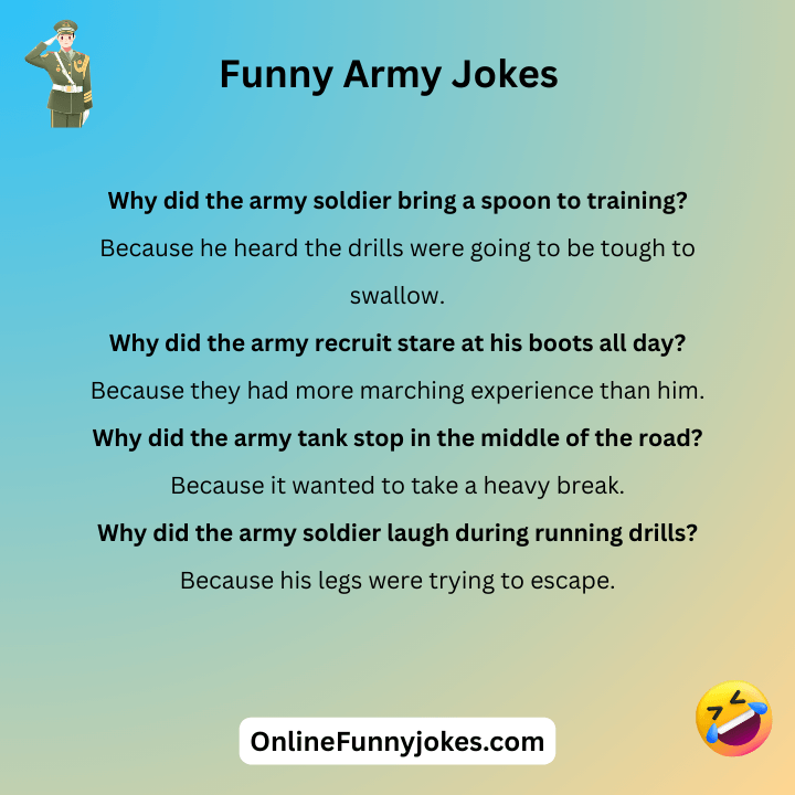 Funny Army Jokes