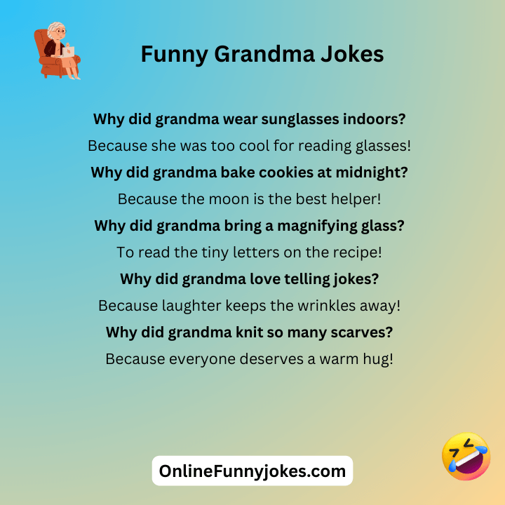 Funny Grandma Jokes