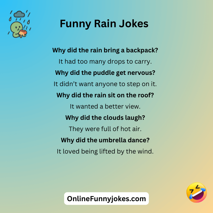 Funny Rain Jokes