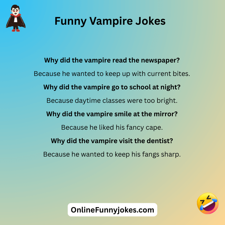 Funny Vampire Jokes