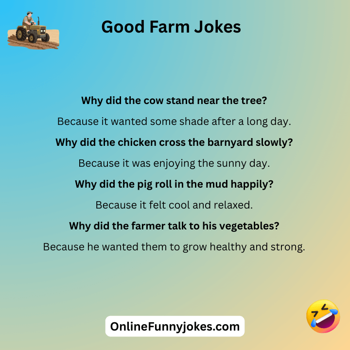 Good Farm Jokes