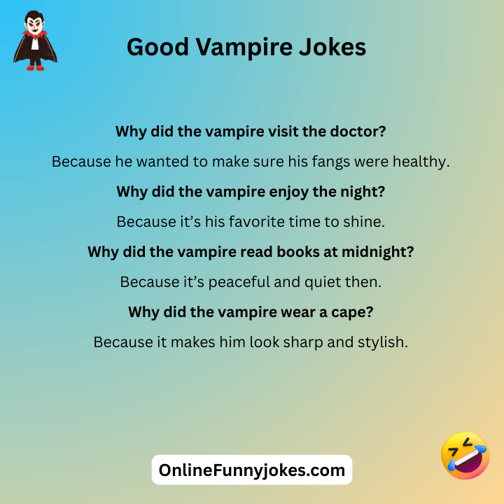Good Vampire Jokes