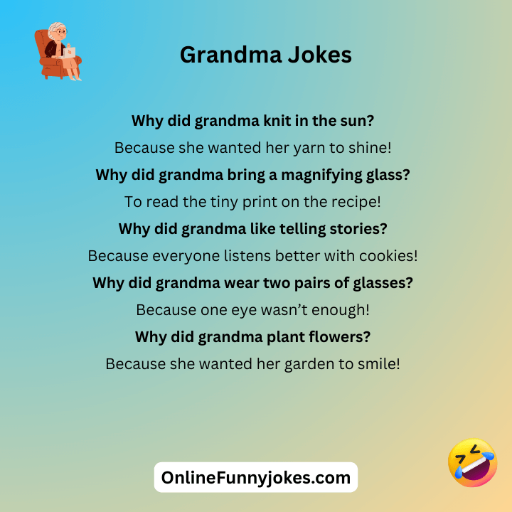 Grandma Jokes
