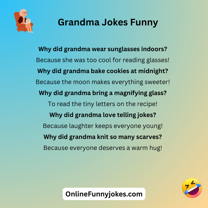 Grandma Jokes Funny