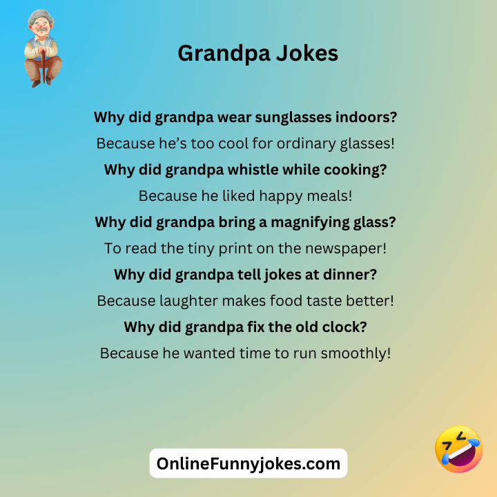 Grandpa Jokes