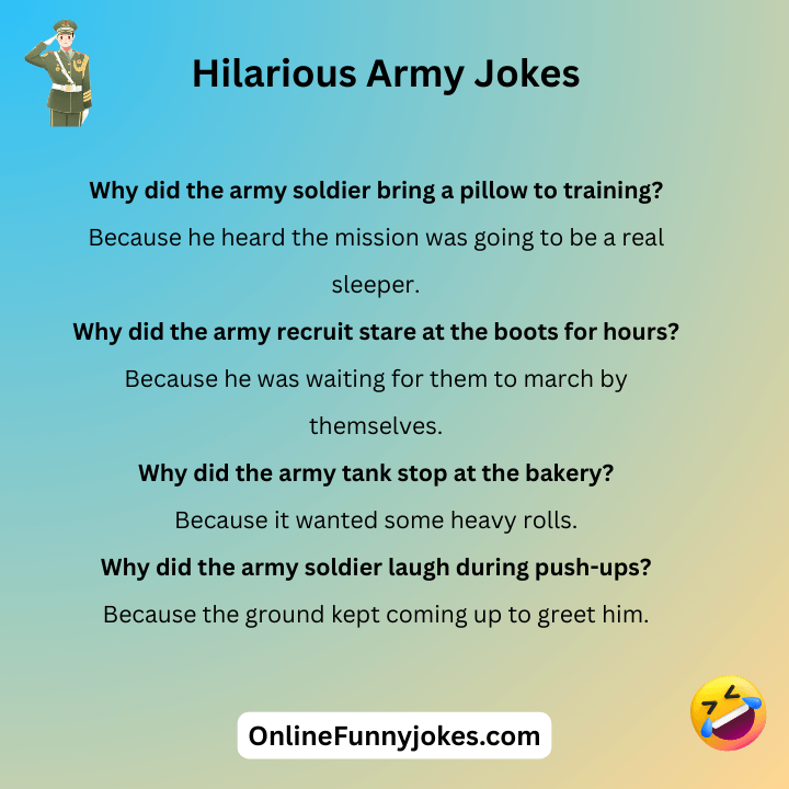 Hilarious Army Jokes