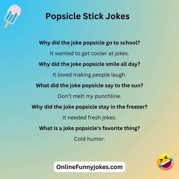 Popsicle Stick Jokes