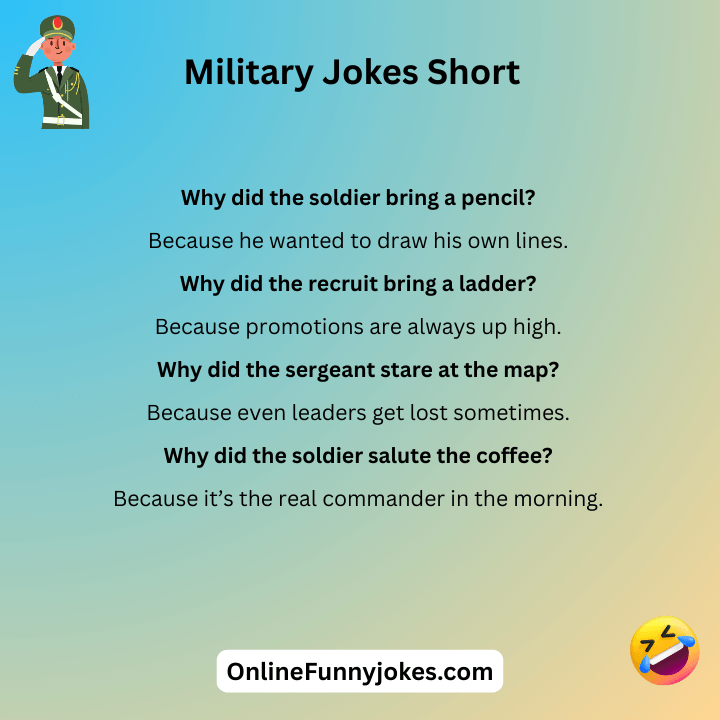 Military Jokes Short