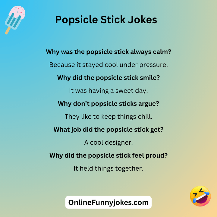Popsicle Stick Jokes