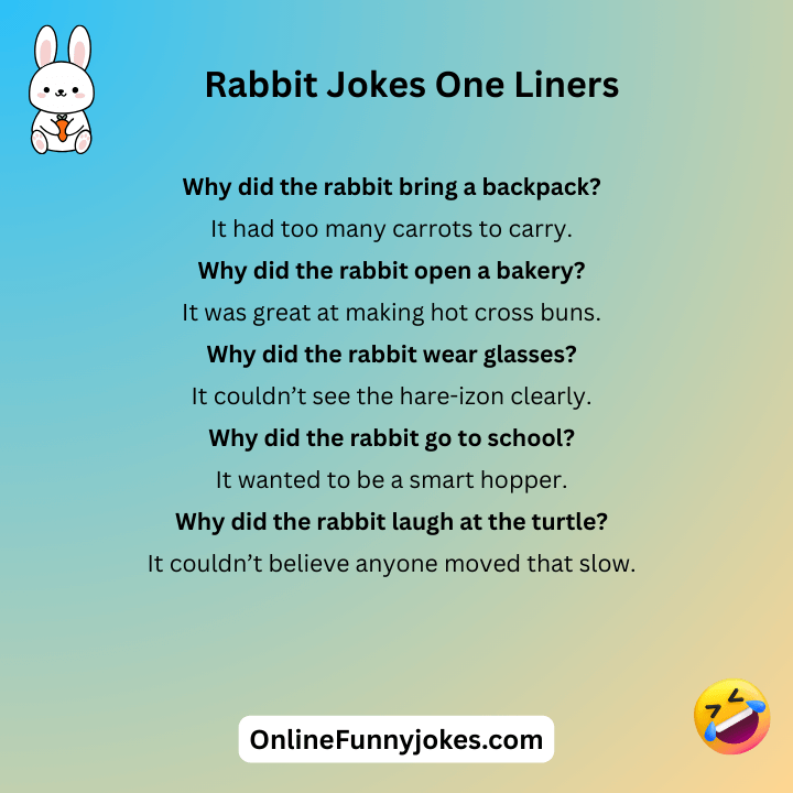 Rabbit Jokes One Liners