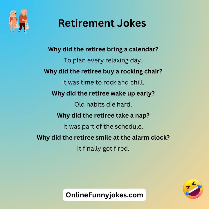 Retirement Jokes