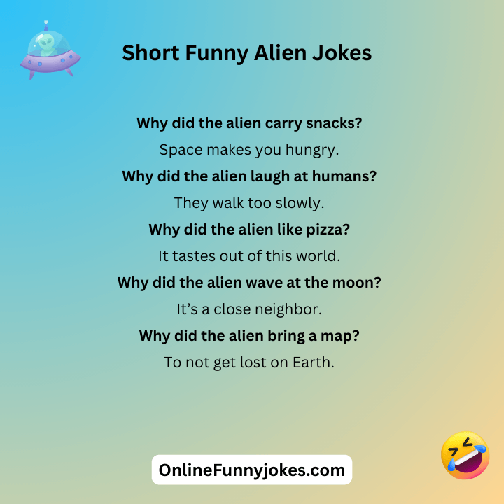 Short Funny Alien Jokes