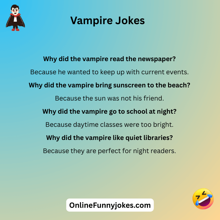 Vampire Jokes