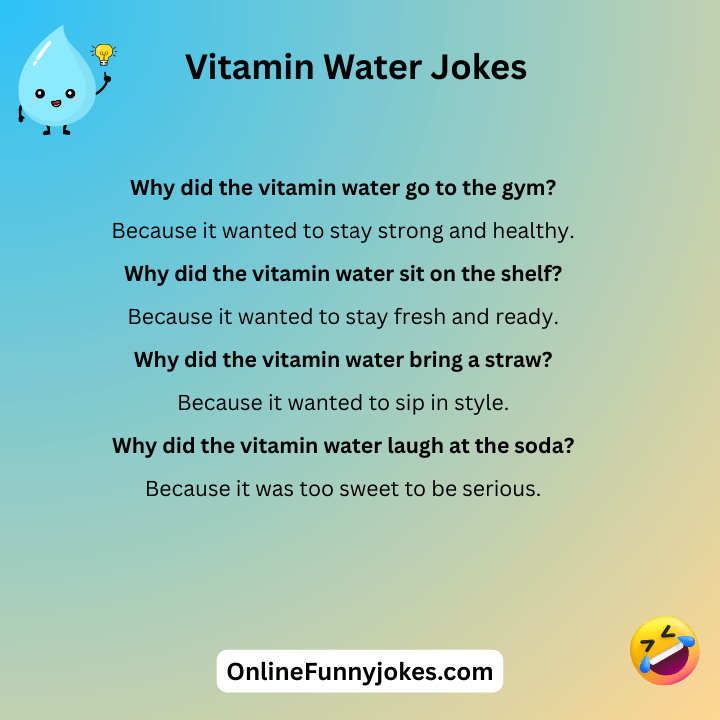 Vitamin Water Jokes