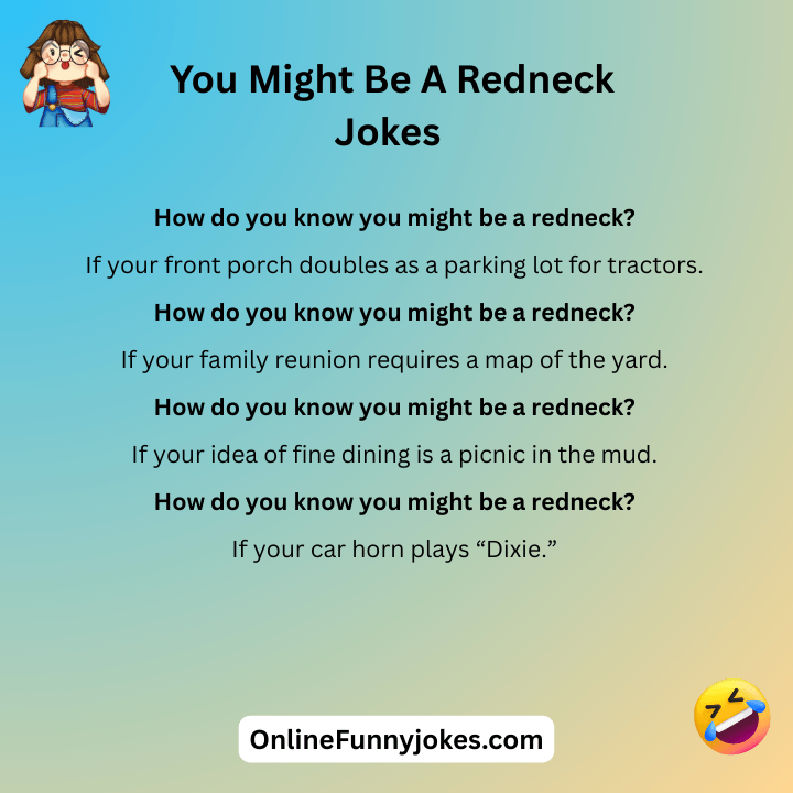 You Might Be A Redneck Jokes