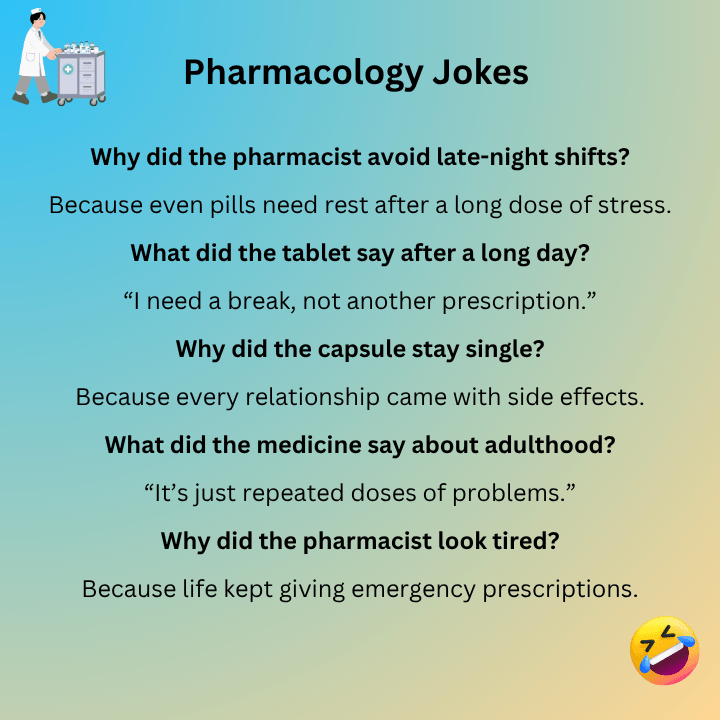 Pharmacology Jokes For Adults